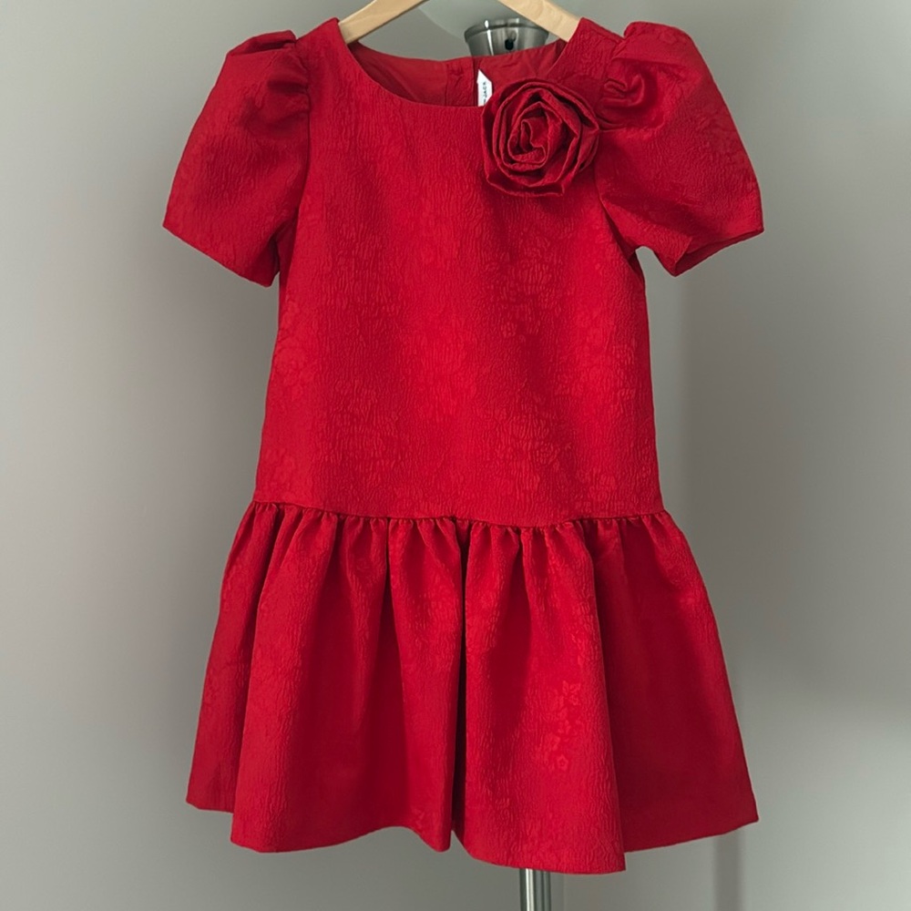Stunning Janie and Jack Rose Jacquard Girl’s Dress Size 8